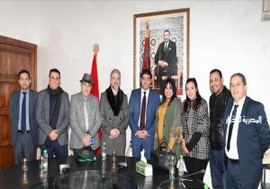النقابة المغربية للفنانين المُبدعين في ضيافة وزير الثقافة المغربي الأستاذ المهدي بنسعيد.