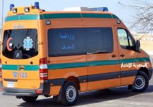 إصابة 3 أشخاص في حادث تصادم سيارة ملاكي بموتوسيكل بكفر الشيخ