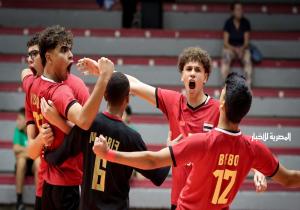 منتخب ناشئي الطائرة يهزم إيران ويتأهل لثمن نهائي بطولة العالم بالعلامة الكاملة