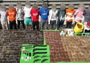 مصرع 4 عناصر إجرامية شديدة الخطورة وضبط 722 كيلو مخدرات وأسلحة بـ88 مليون جنيه