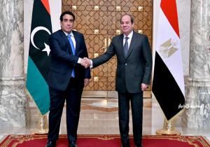 الرئيس السيسي يؤكد خلال استقباله  محمد المنفي دعم مصر للجهود الرامية لحماية وحدة الأراضي الليبية
