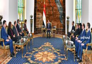 الرئيس السيسي يستقبل مدير عام صندوق النقد الدولي