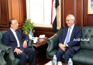حجازي ومحافظ الإسكندرية يفتتحان مدرسة الجمهورية الجديدة ومعرض "أهلًا مدرستي"
