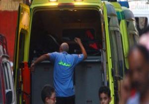 إصابة 12 شخصا فى انقلاب سيارة ميكروباص بكفر الشيخ
