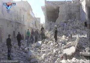 "صواريخ فراغية وارتجاجية" تقتل العشرات في حلب
