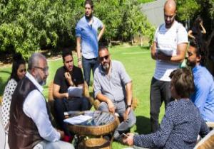 بيومى فؤاد يودع "حشمت فى البيت الأبيض" وينتهى من تصويره