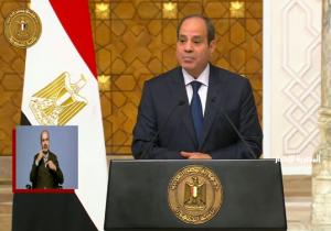 الرئيس السيسي: ندين القصف الإسرائيلي لمستشفى المعمداني بقطاع غزة