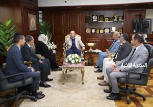 محافظ بني سويف يناقش إنشاء مشروع الميناء الجاف مع وفد وزارة النقل والصناعة