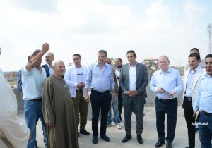 بالصور٠٠ نائب محافظ البحيرة يستقبل وزير الزراعة