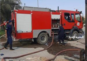 الداخلية تعلن السيطرة على حريق بمصرف آبو ظبي بالإسكندرية