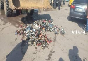 إعدام ٨٣  شيشة وتحرير ١٥ محضر لعدم تطبيق الإجراءات الإحترازية بالبحيرة