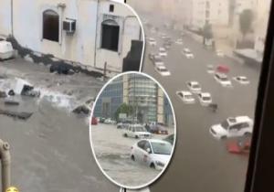 الدوحة تغرق.. قطر تحول 9 رحلات جوية لمطارات عمان والكويت بسبب الأمطار