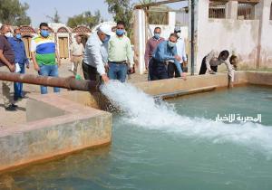 محافظ الوادى الجديد يتفقد مخيم بئر جناح السياحى