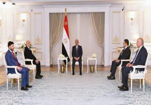 الرئيس السيسي يستقبل رئيس مجلس النواب الليبي