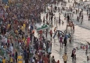 إنقاذ 47 حالة من الغرق وتسليم 583 تائه لذويهم فى رأس البر