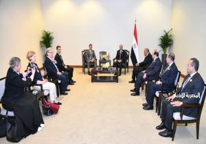 الرئيس السيسي يلتقي رئيس وزراء سلوفينيا ويبحثان تطورات الأوضاع الإقليمية
