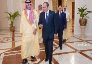 تفاصيل لقاء السيسي مع وزير الداخلية السعودي (صور)