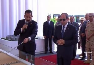 الرئيس السيسي يتفقد مشروع مستقبل مصر للتنمية المستدامة
