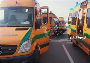 إصابة ضابط شرطة وخفير نظامي إثر إنقلاب سيارتيهما في ترعة بالبحيرة