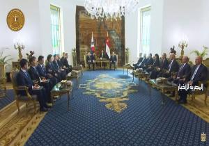بث مباشر.. مؤتمر صحفي مشترك بين الرئيس السيسي ورئيس كوريا الجنوبية
