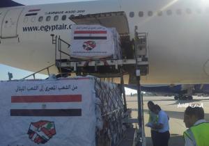 طائرة مساعدات مصرية تتجه إلى مطار بيروت استكمالًا للجسر الإغاثي الجوي لدعم ‎لبنان