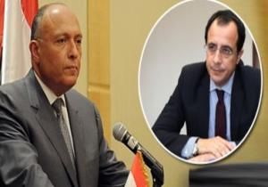 وصول وزراء خارجية قبرص واليونان للقاء سامح شكرى