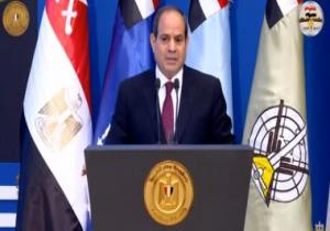 الرئيس السيسي للمصريين: "قدمت للجيش كتير وجه الدور إنه يرده دلوقتى"