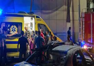 إصابة 16 شخصا في تصادم سيارة ميكروباص بعربة كارو بالوادي الجديد