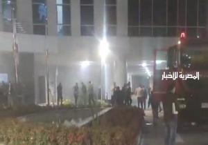 عودة العمل بمجمع السويس الطبي عقب حريق بقسم الطوارئ