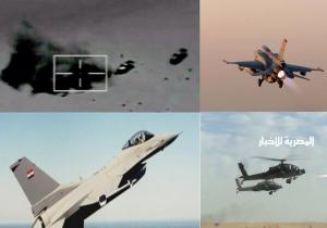 القوات الجوية المصرية تدمر 12 سيارة محملة بالأسلحة حاولت اختراق الحدود الغربية