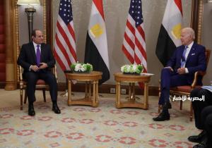 الرئيس السيسي وبايدن يبحثان مواجهة تداعيات الظروف العالمية الخاصة بأزمة الغذاء واضطراب إمدادات الطاقة