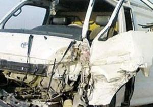 إصابة 7 أشخاص في حادث تصادم بين سيارتين بمركز ميت غمر