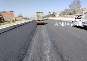 بدء أعمال رصف وتطوير طريق المريوطية من محور شريف إسماعيل وحتى الضبعة