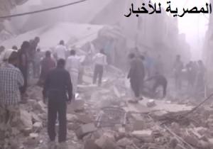 قوات النظام السورى يقصف الغوطة بريف دمشق وسقوط عشرات من الضحايا