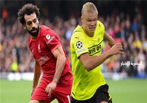 صراع شرس بين محمد صلاح وهالاند على لقب هداف الدوري الإنجليزي