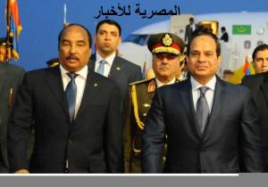 الرئيس عبد الفتاح السيسي يدعو نظيره الموريتانى لزيارة مصر