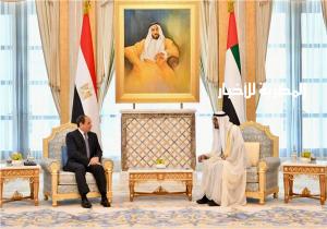 بسام راضي: مباحثات ثنائية بين الرئيس السيسي والشيخ محمد بن زايد / صور