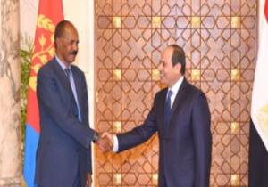 استقبال الرئيس عبد الفتاح السيسى لرئيس دولة إريتريا