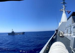 القوات البحرية المصرية واليونانية تنفذان تدريبًا بحريًا عابرًا بنطاق الأسطول الشمالي | صور
