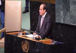 وسائل الإعلام العربية والدولية تبرز كلمة الرئيس السيسى أمام الأمم المتحدة