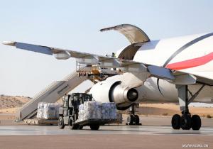 مطار العريش الدولي يستقبل طائرتي مساعدات للفلسطينيين بقطاع غزة