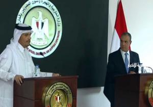 وزير الخارجية: رئيس وزراء قطر استمع إلى رؤية القاهرة حول مناخ الاستثمار في مصر