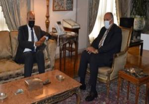 وزير الخارجية يستقبل نائب رئيس المجلس الرئاسي الليبي موسى الكونى بمقر الوزارة
