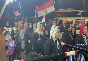 كثافة من مواطني الإسكندرية أمام لجان التصويت في الانتخابات الرئاسية | صور