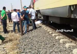 مصرع شخص صدمه قطار أثناء عبور شريط السكك الحديدية بالبدرشين