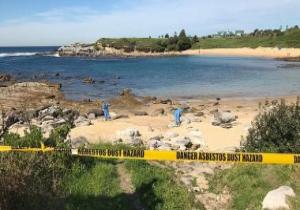 إغلاق شاطئ أسترالى بعد جمع 1000 قطعة من مواد تحتوى على الأسبستوس الضارة