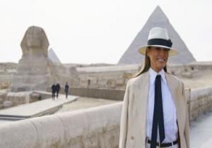 ميلانيا ترامب تشكر الرئيس السيسى وحرمه على حسن الإستقبال خلال زيارتها إلى مصر