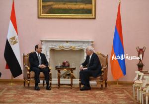 نص كلمة الرئيس السيسي في المؤتمر الصحفي المشترك مع نظيره الأرميني