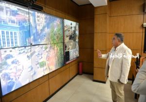 محافظ الدقهلية يتابع من الشبكة الوطنية للطوارئ شوارع المنصورة