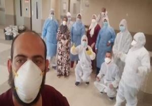 خروج 7 متعافين من فيروس كورونا بمستشفى حميات المنصورة ومستشفى تمى الأمديد
